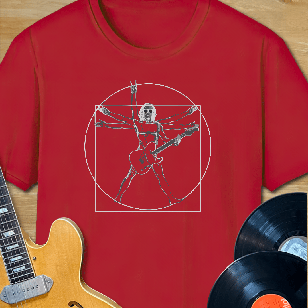 DaVinci Guitar Man T-Shirt