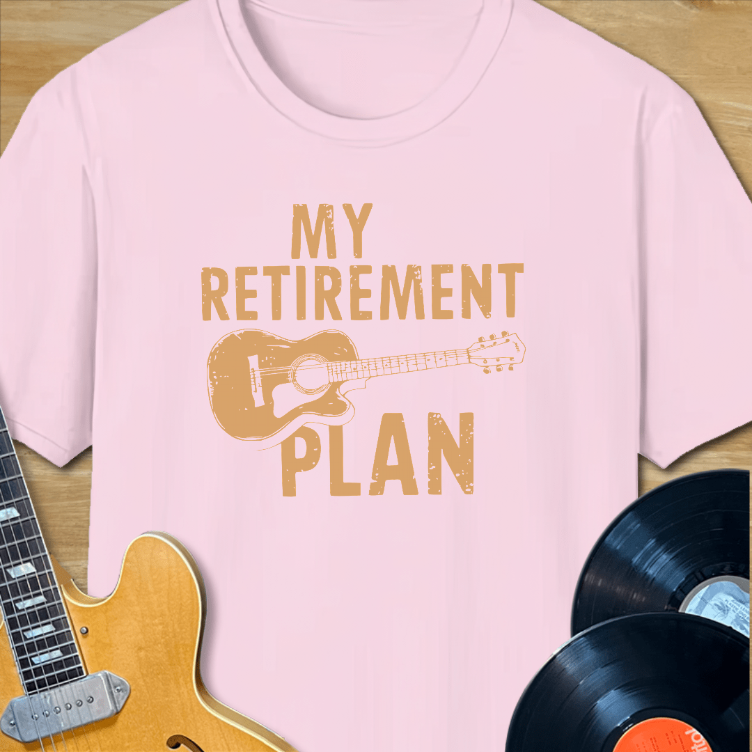 My Retirement Plan Acoustic Guitar T-Shirt