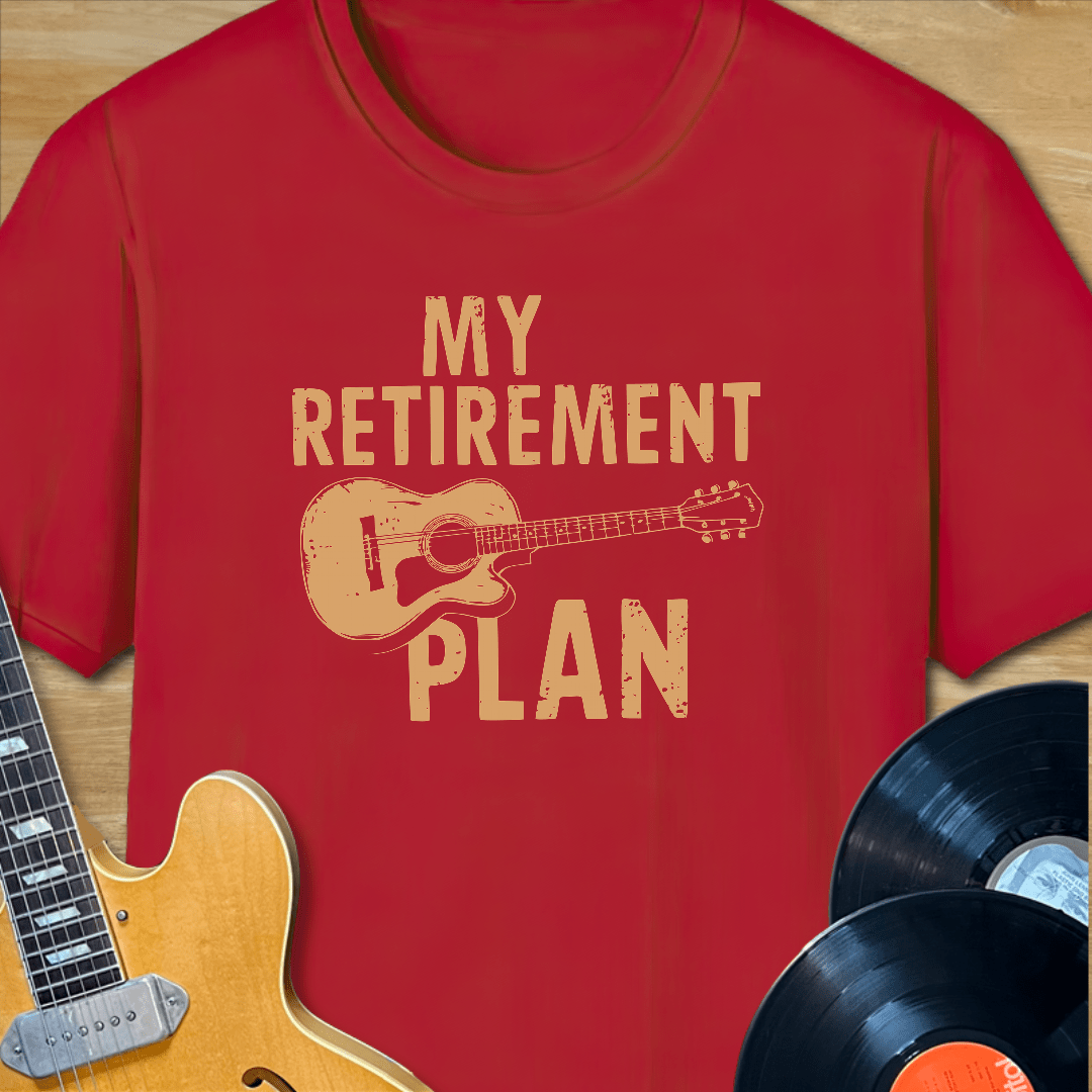 My Retirement Plan Acoustic Guitar T-Shirt