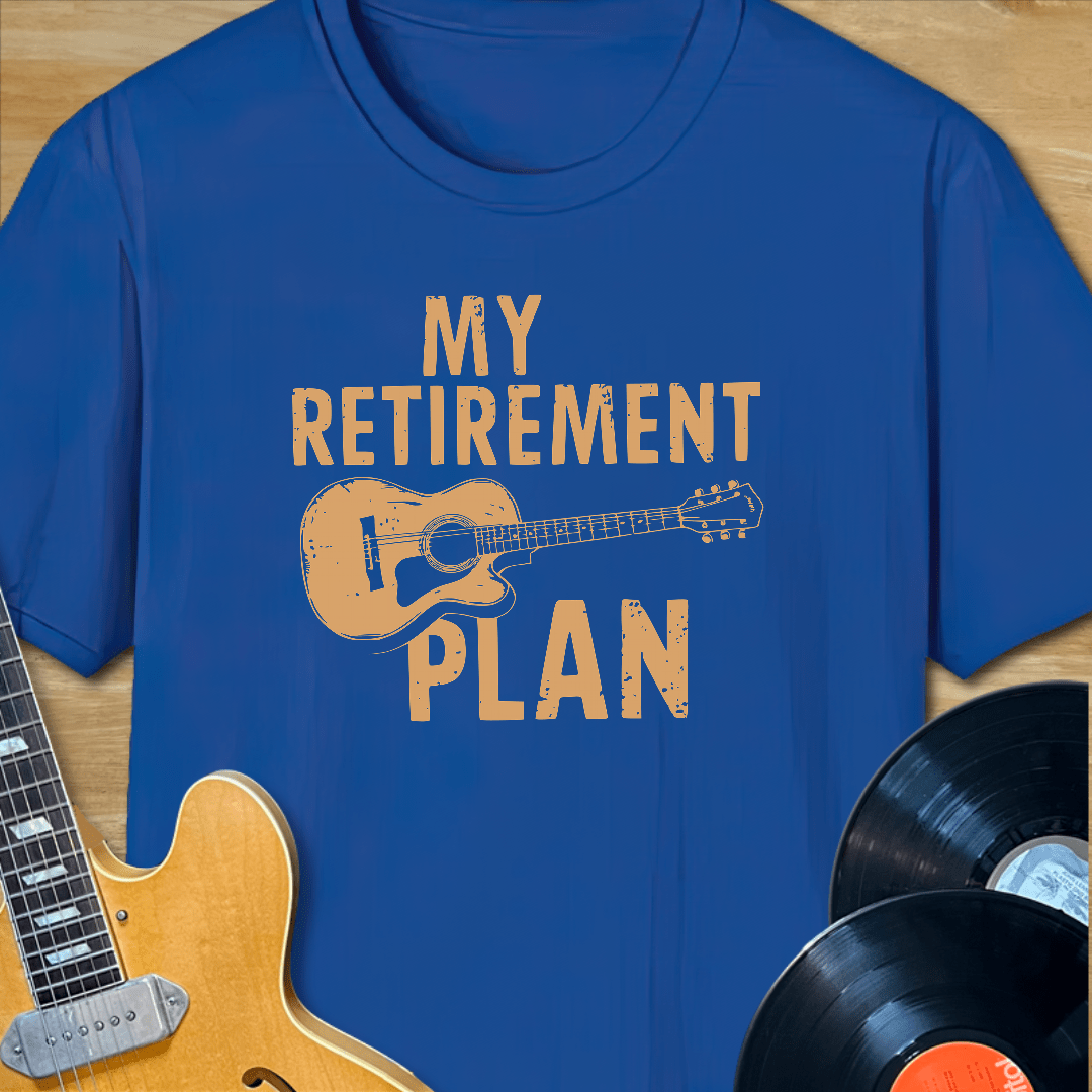 My Retirement Plan Acoustic Guitar T-Shirt