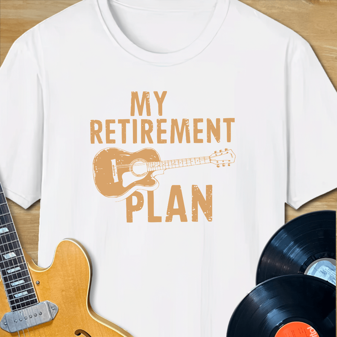 My Retirement Plan Acoustic Guitar T-Shirt