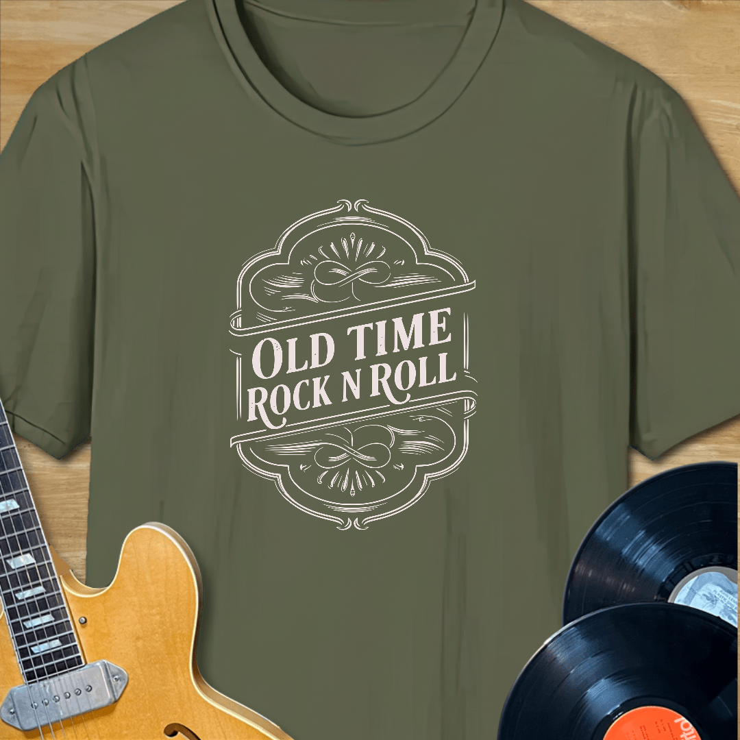 Old Time Rock n Roll Label T-Shirt