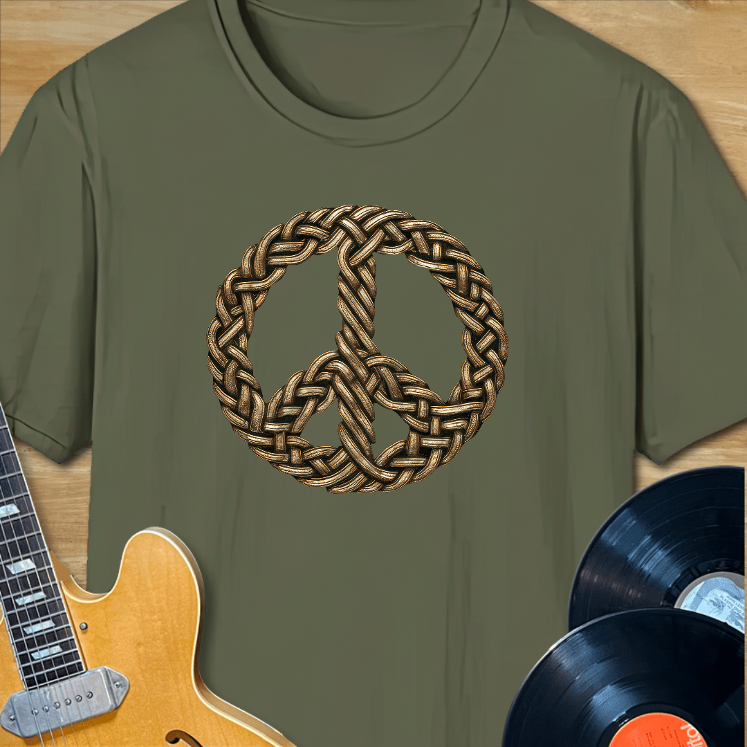 Celtic Knot Peace Sign T-Shirt