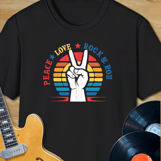 Peace Love Rock & Roll T-Shirt