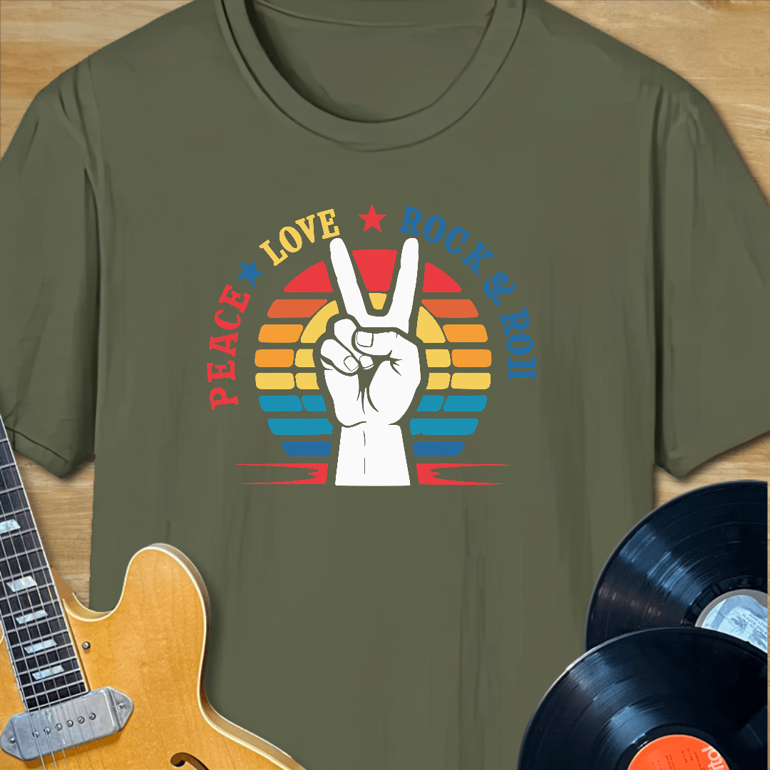 Peace Love Rock & Roll T-Shirt