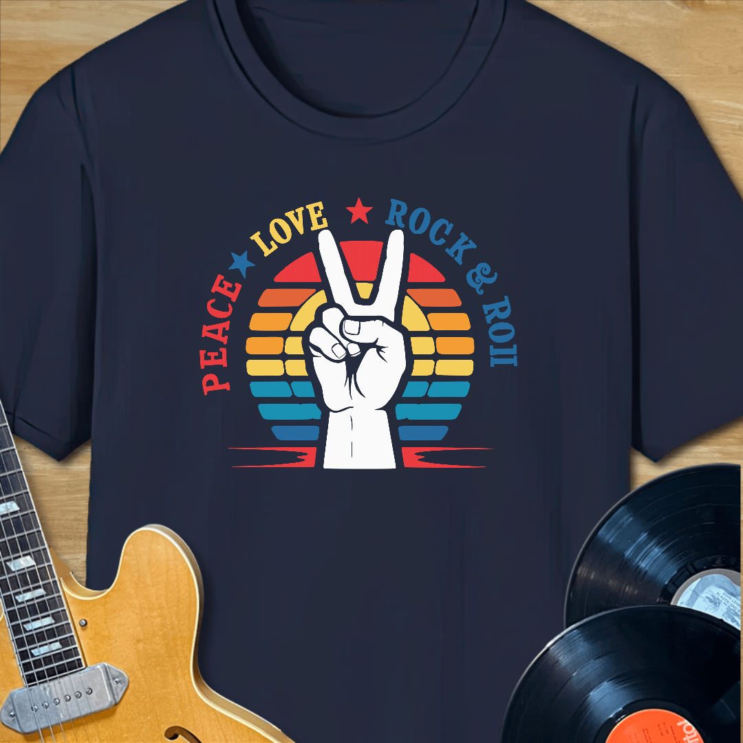 Peace Love Rock & Roll T-Shirt