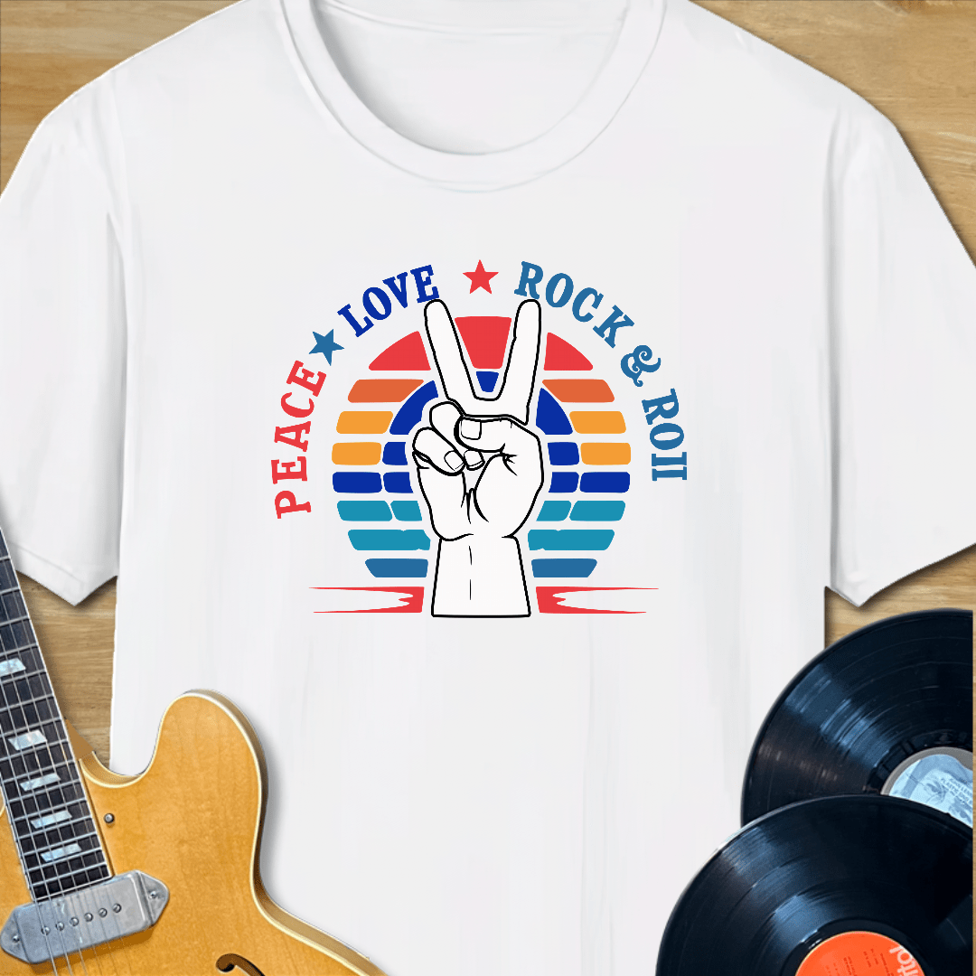 Peace Love Rock & Roll T-Shirt