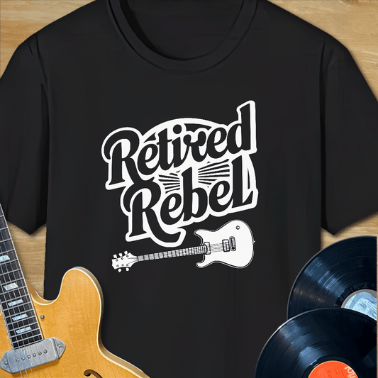 Retired Rebel Electric Guitar T-Shirt