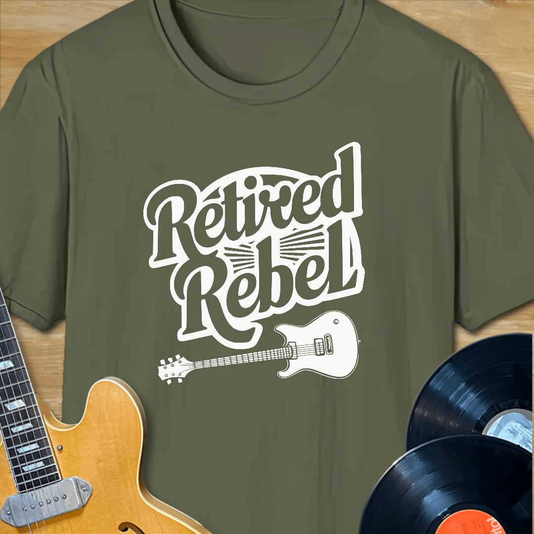 Retired Rebel Electric Guitar T-Shirt