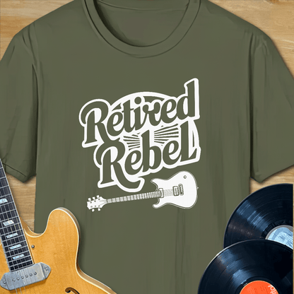 Retired Rebel Electric Guitar T-Shirt