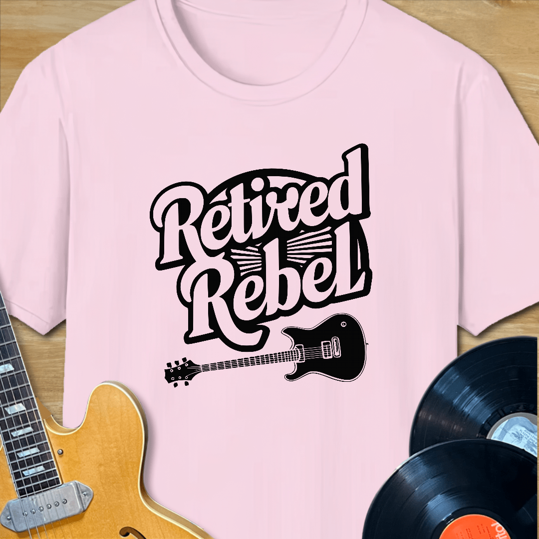 Retired Rebel Electric Guitar T-Shirt