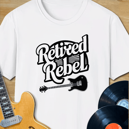 Retired Rebel Electric Guitar T-Shirt