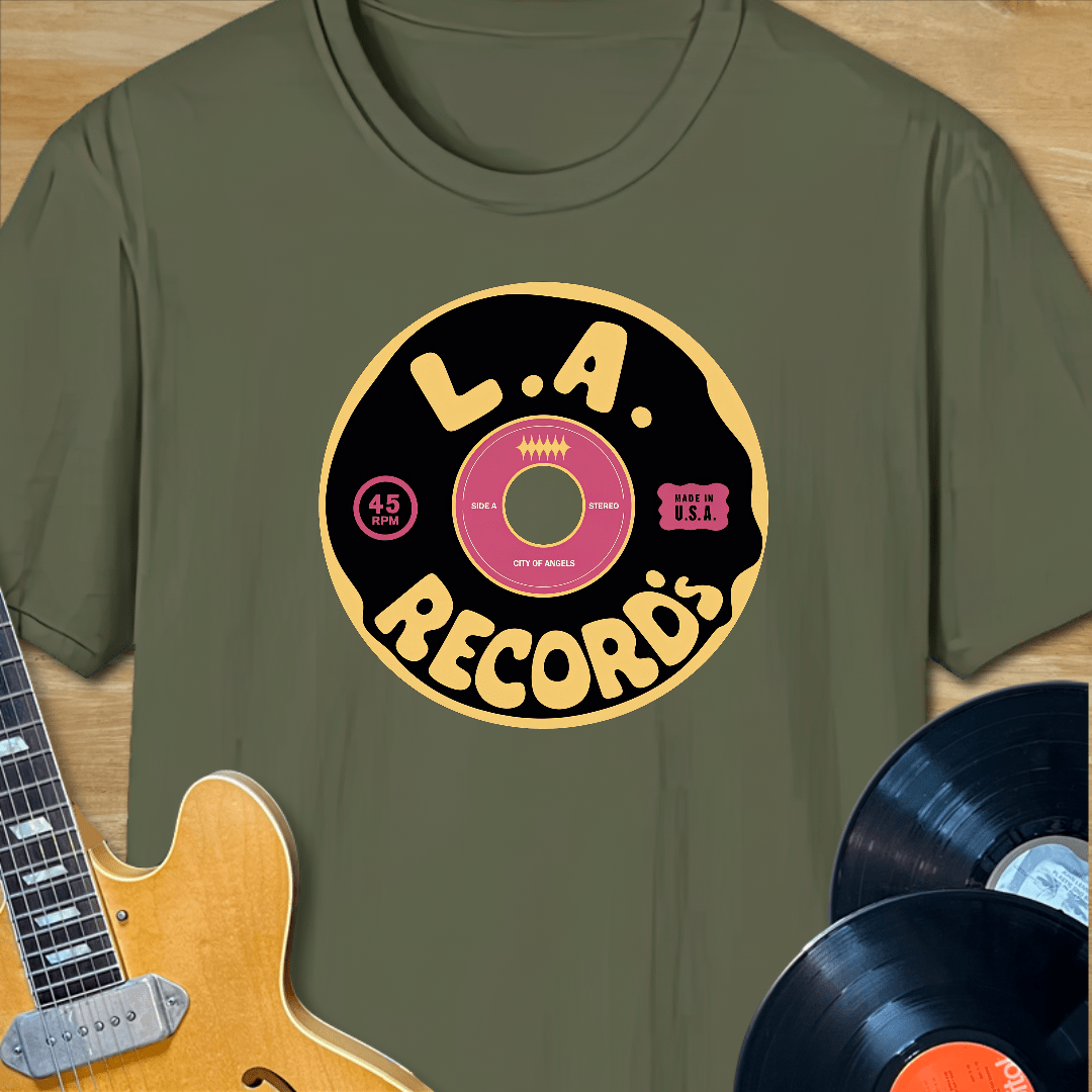 L.A. Records Label T-Shirt