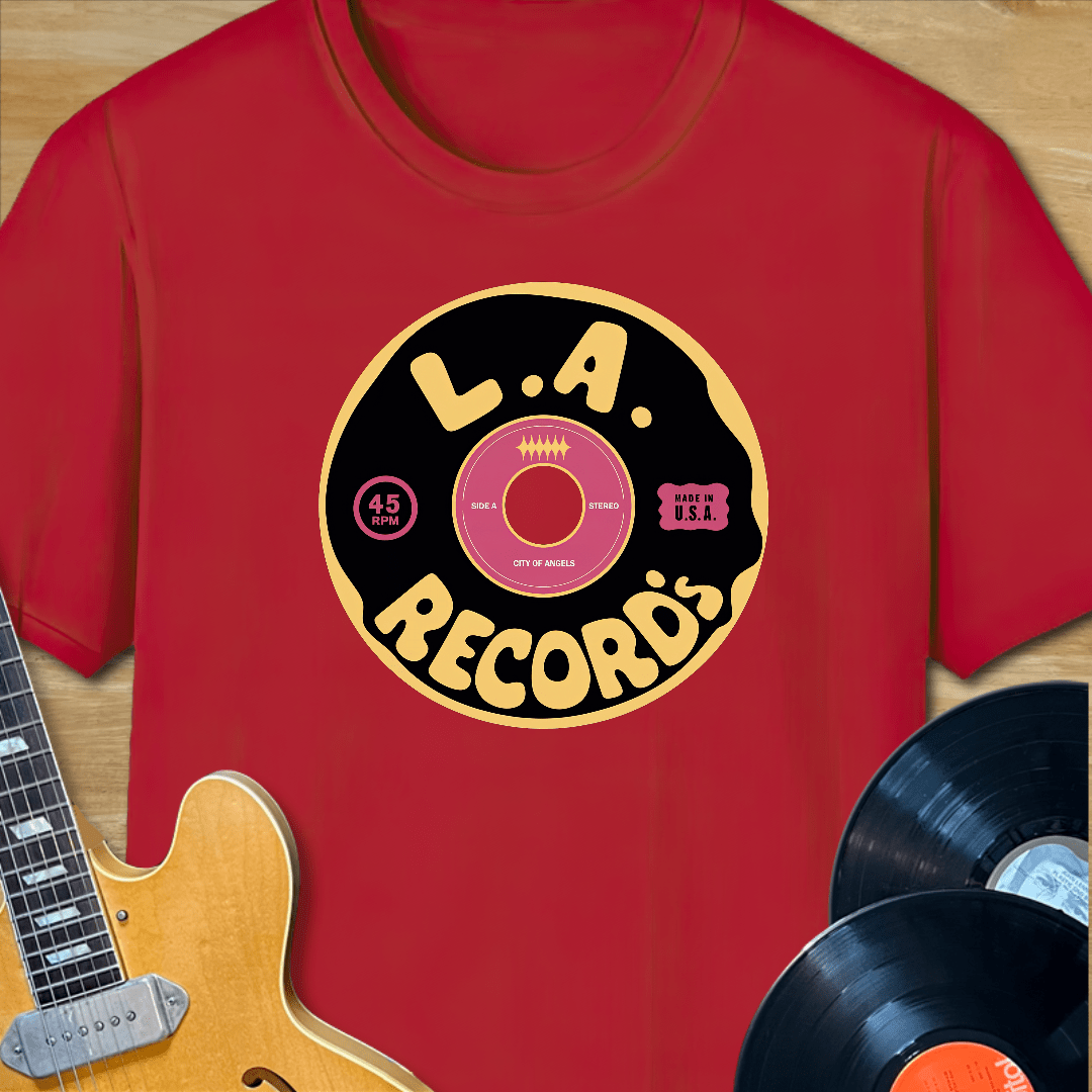 L.A. Records Label T-Shirt