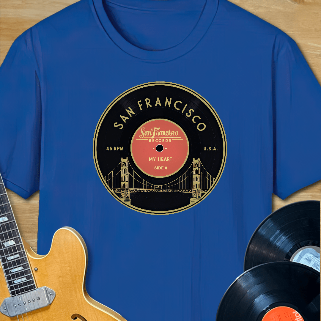 San Francisco Record Label T-Shirt