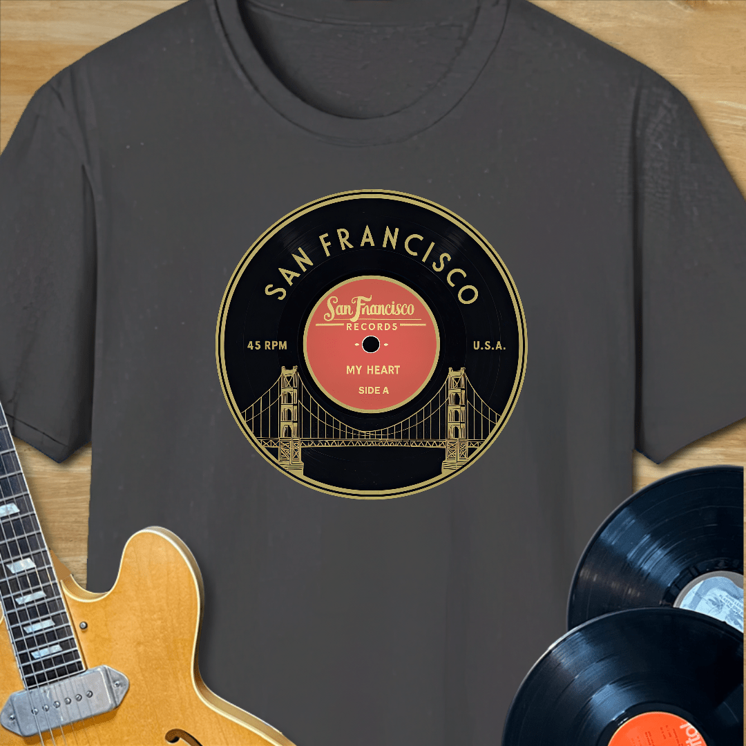 San Francisco Record Label T-Shirt