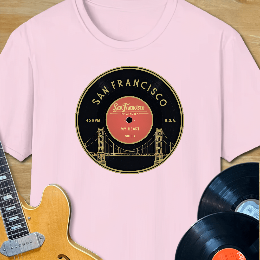 San Francisco Record Label T-Shirt