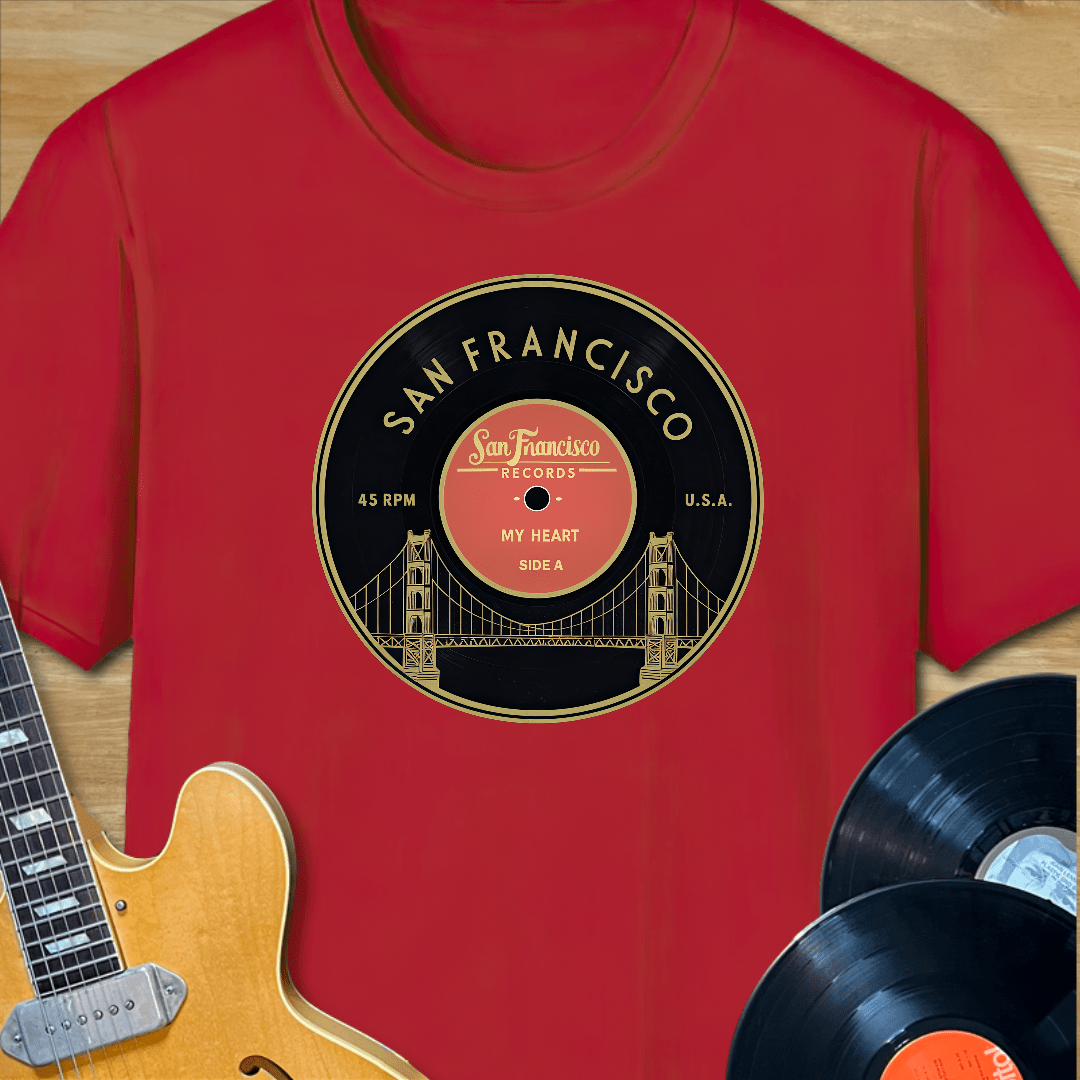 San Francisco Record Label T-Shirt