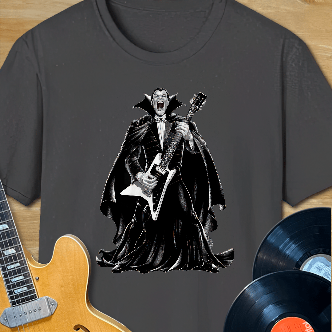 Vampire Playing Guitar T-Shirt