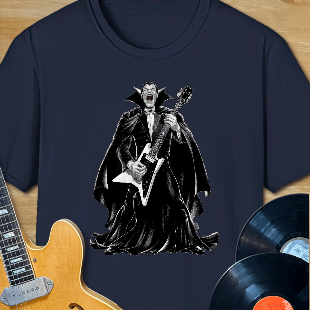 Vampire Playing Guitar T-Shirt