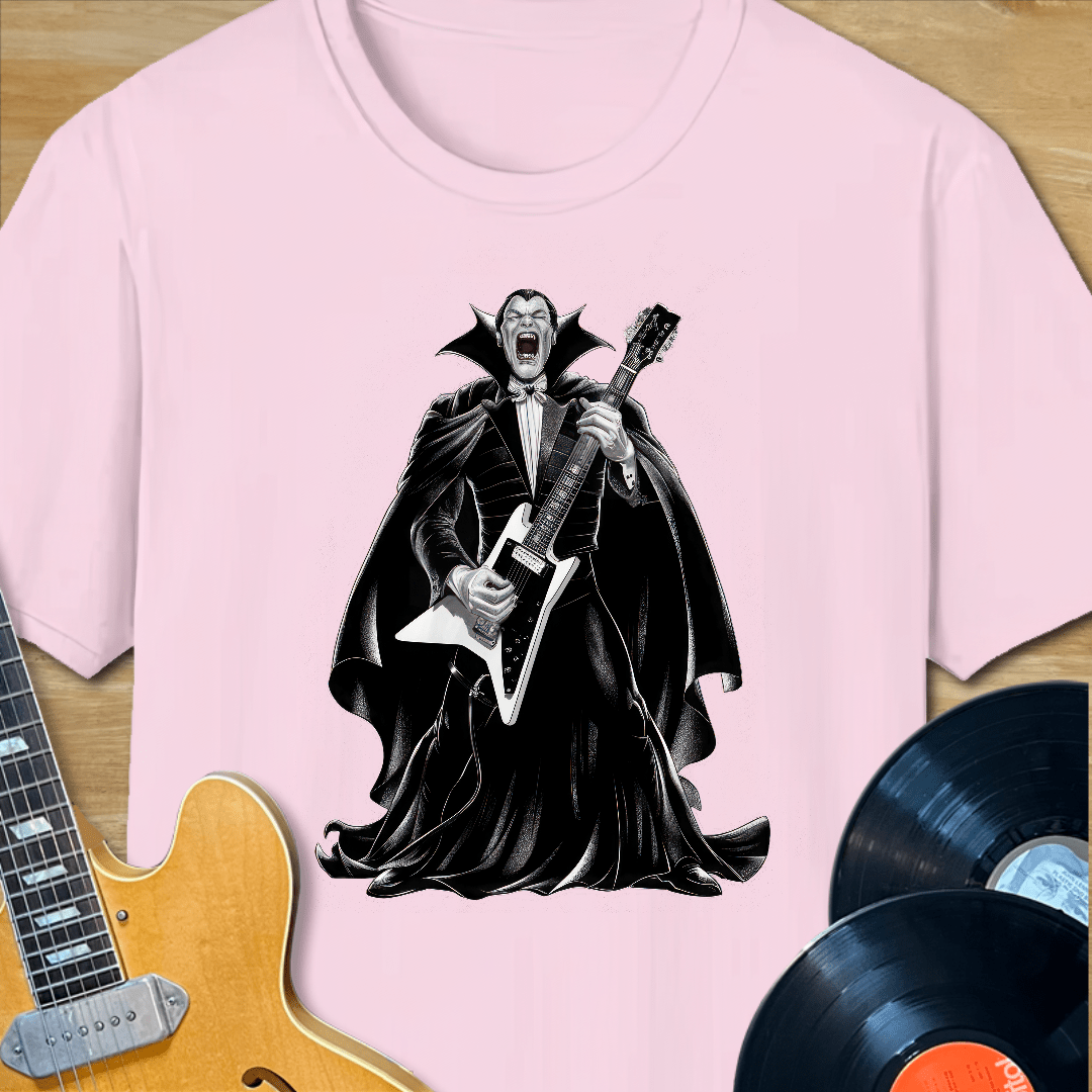 Vampire Playing Guitar T-Shirt