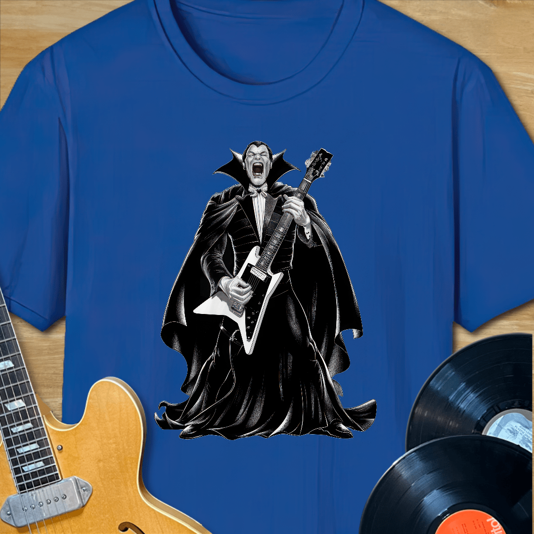 Vampire Playing Guitar T-Shirt