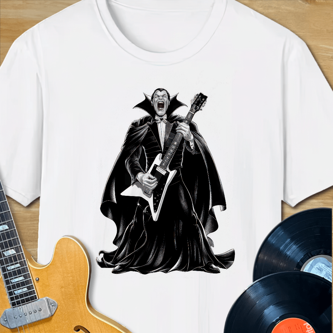 Vampire Playing Guitar T-Shirt