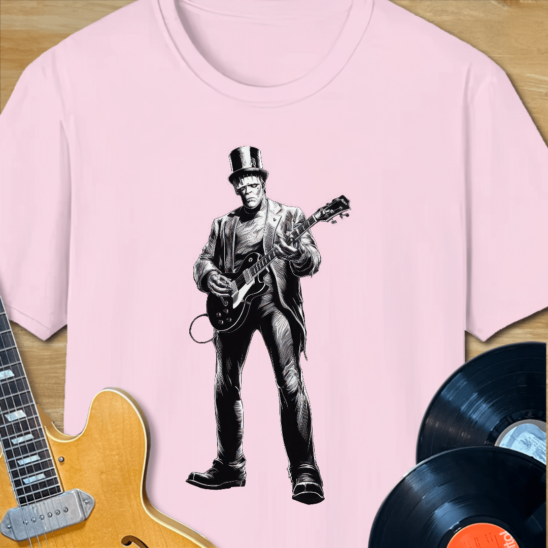 Rockenstein Playing Guitar T-Shirt