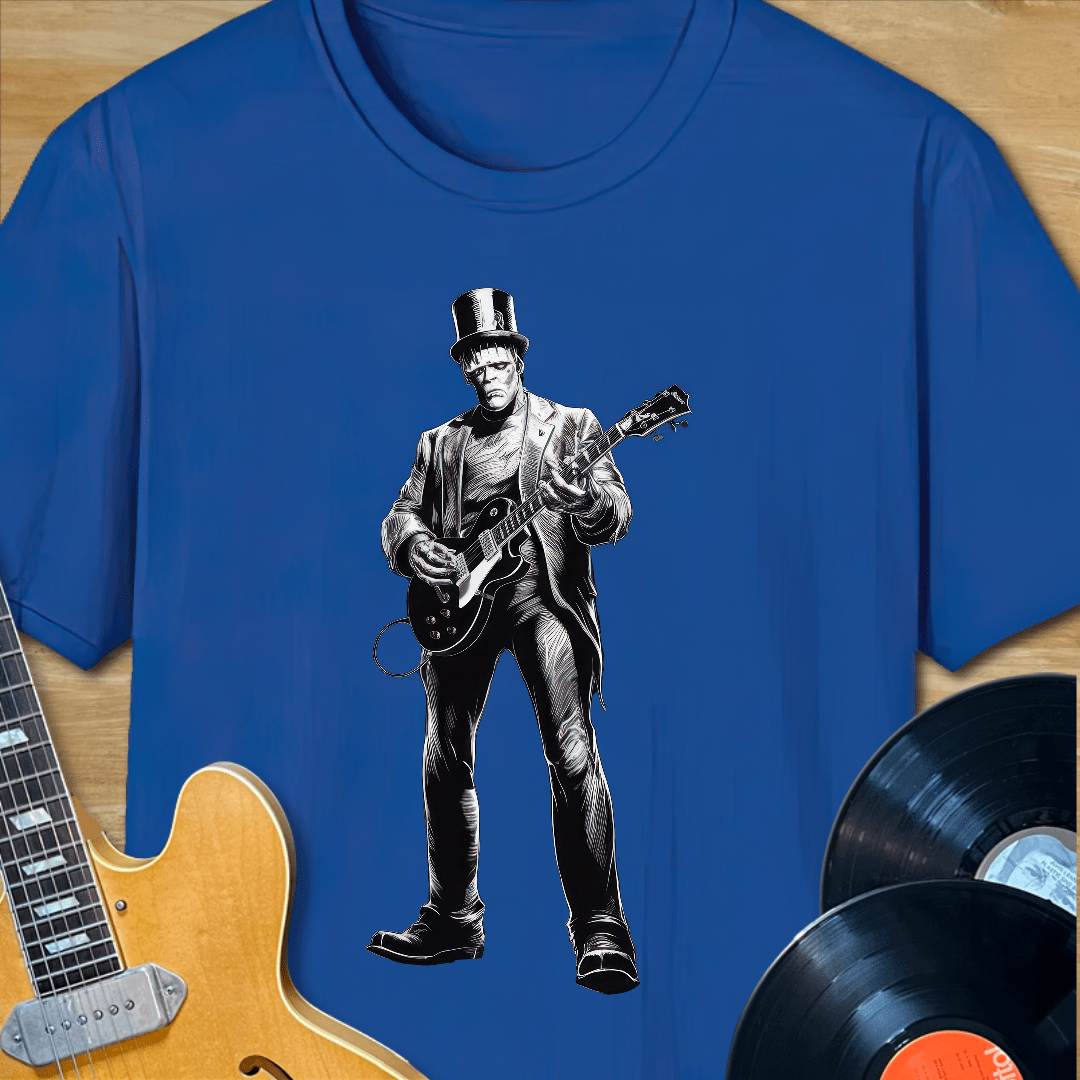 Rockenstein Playing Guitar T-Shirt