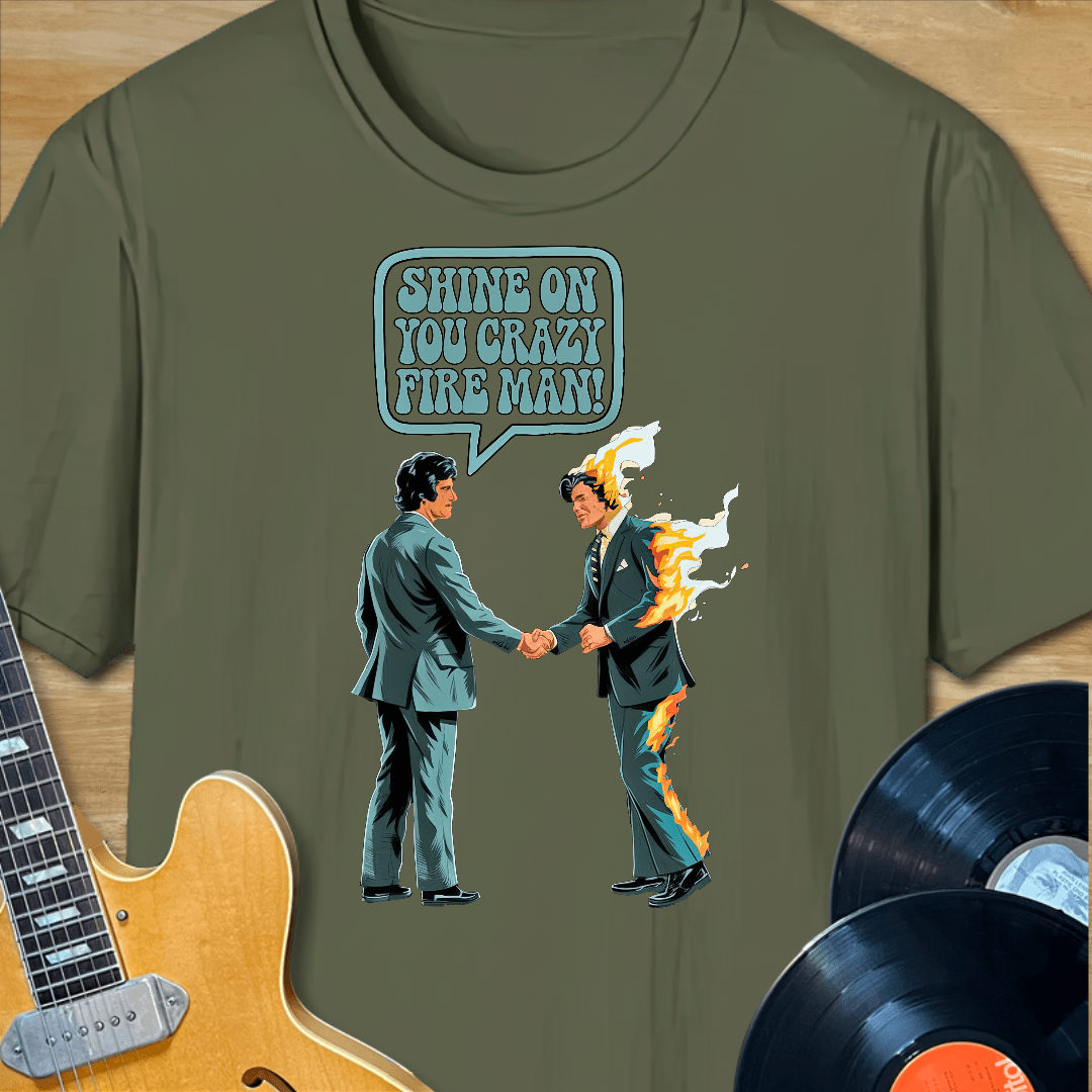 Shine On You Crazy Fire Man T-Shirt